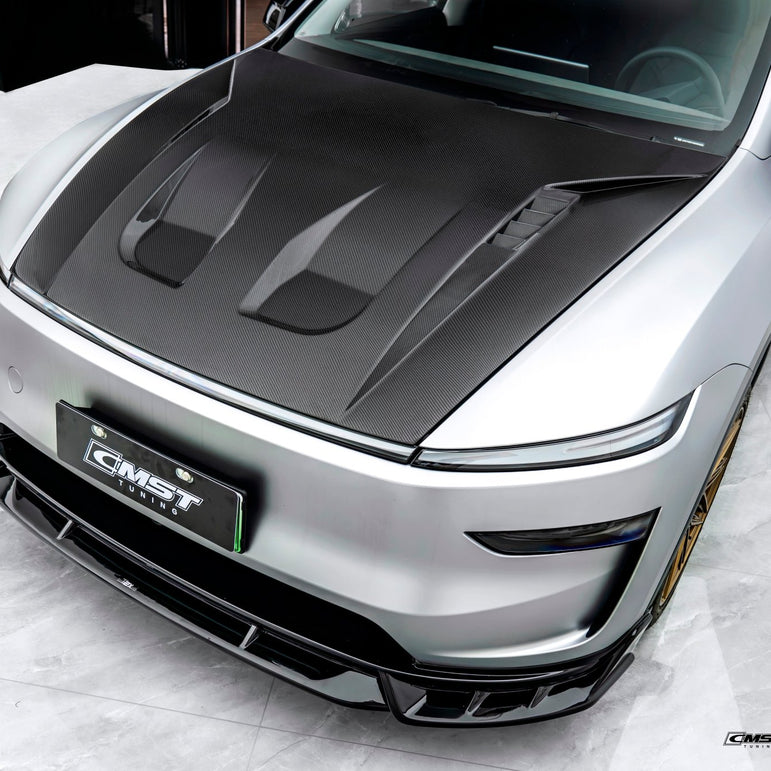 CMST Tuning Carbon Fiber Hood Bonnet for Tesla Model Y Juniper Ver.2 Aftermarket Carbon Fiber Part / Bodykit - Robot Bodykits