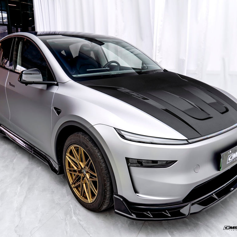CMST Tuning Carbon Fiber Hood Bonnet for Tesla Model Y Juniper Ver.2 Aftermarket Carbon Fiber Part / Bodykit - Robot Bodykits