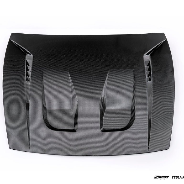 CMST Tuning Carbon Fiber Hood Bonnet for Tesla Model Y Juniper Ver.2 Aftermarket Carbon Fiber Part / Bodykit - Robot Bodykits