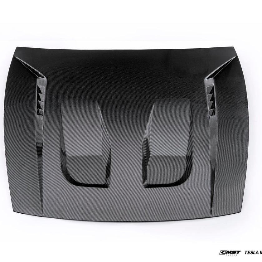 CMST Tuning Carbon Fiber Hood Bonnet for Tesla Model Y Juniper Ver.2 Aftermarket Carbon Fiber Part / Bodykit - Robot Bodykits