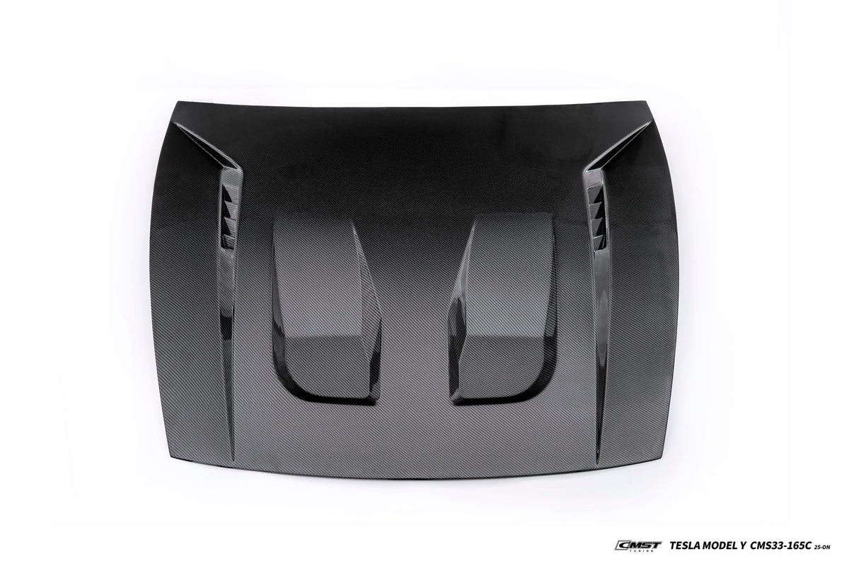 CMST Tuning Carbon Fiber Hood Bonnet for Tesla Model Y Juniper Ver.2 Aftermarket Carbon Fiber Part / Bodykit - Robot Bodykits