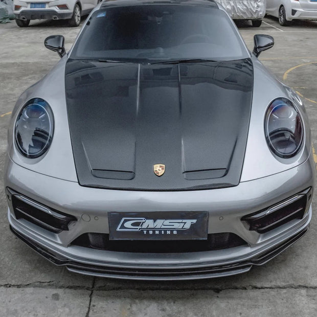 CMST Tuning Carbon Fiber Hood Bonnet GT3 Style for Porsche 911 992 2020 2021 Aftermarket Carbon Fiber Part / Bodykit - Robot Bodykits