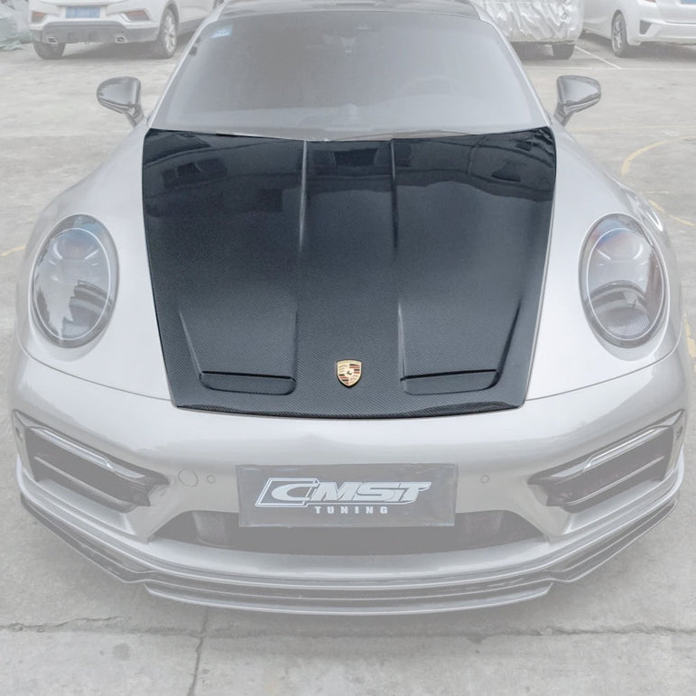 CMST Tuning Carbon Fiber Hood Bonnet GT3 Style for Porsche 911 992 2020 2021 Aftermarket Carbon Fiber Part / Bodykit - Robot Bodykits