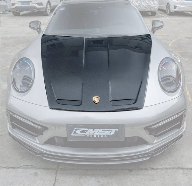 CMST Tuning Carbon Fiber Hood Bonnet GT3 Style for Porsche 911 992 2020 2021 Aftermarket Carbon Fiber Part / Bodykit - Robot Bodykits