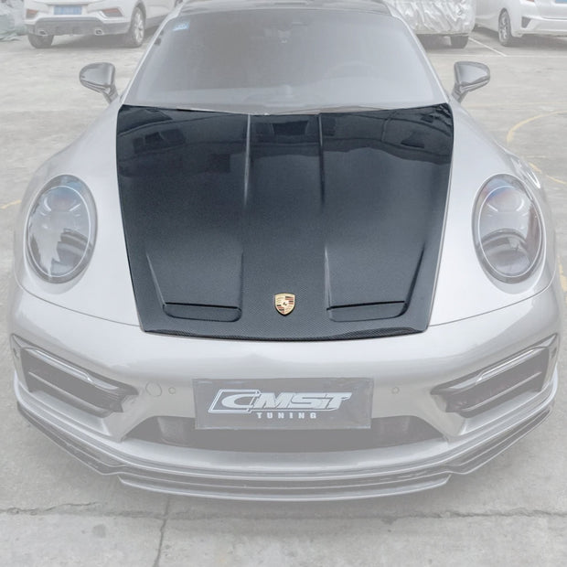 CMST Tuning Carbon Fiber Hood Bonnet GT3 Style for Porsche 911 992 2020 2021 Aftermarket Carbon Fiber Part / Bodykit - Robot Bodykits