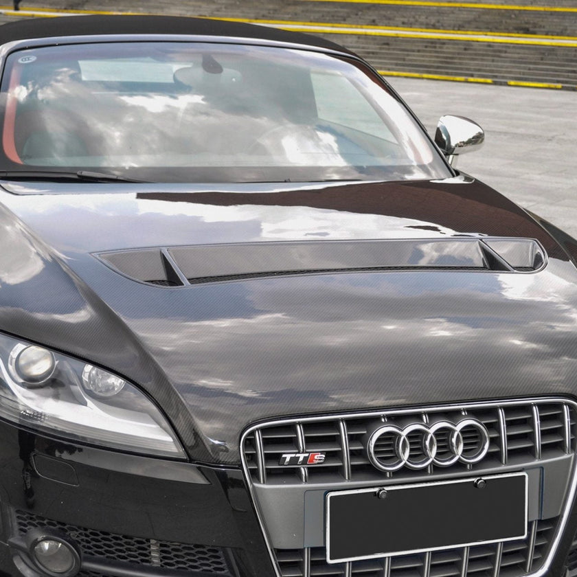 CMST Tuning Carbon Fiber Hood Bonnet Ver.1 For Audi TT TTS MK2 8J 2007-2015 Aftermarket Carbon Fiber Part / Bodykit - Robot Bodykits