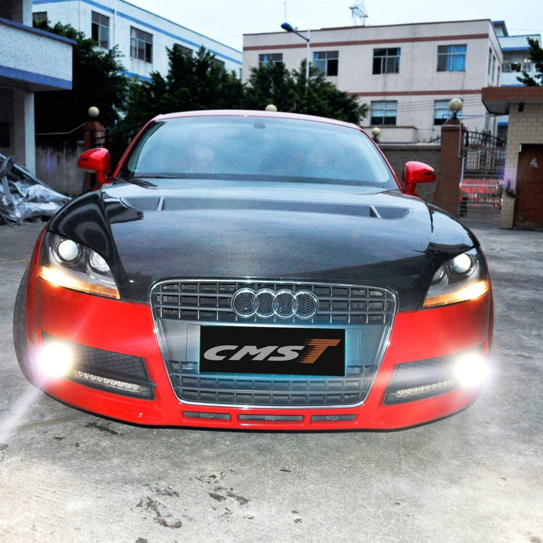 CMST Tuning Carbon Fiber Hood Bonnet Ver.1 For Audi TT TTS MK2 8J 2007-2015 Aftermarket Carbon Fiber Part / Bodykit - Robot Bodykits