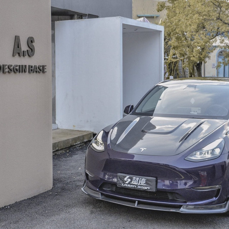 CMST Tuning Carbon Fiber Hood Bonnet Ver.1 for Tesla Model Y Aftermarket Carbon Fiber Part / Bodykit - Robot Bodykits