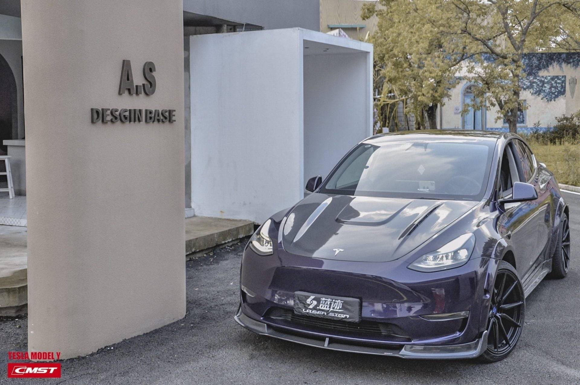 CMST Tuning Carbon Fiber Hood Bonnet Ver.1 for Tesla Model Y Aftermarket Carbon Fiber Part / Bodykit - Robot Bodykits