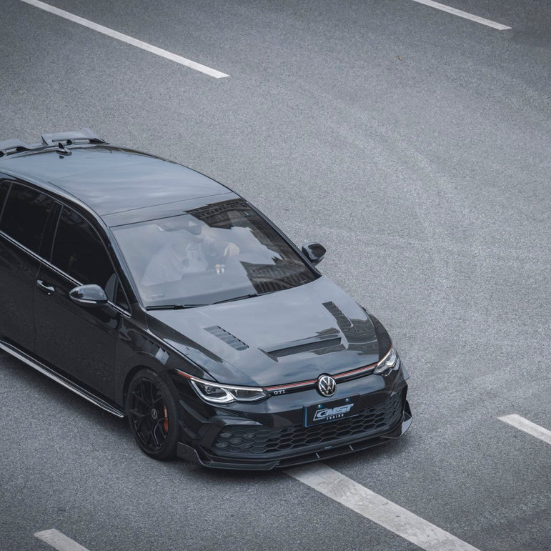CMST Tuning Carbon Fiber Hood Bonnet Ver.1 for Volkswagen Golf & GTI & Golf R MK8 Aftermarket Carbon Fiber Part / Bodykit - Robot Bodykits