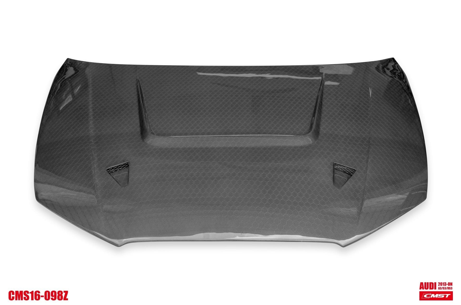CMST Tuning Carbon Fiber Hood Bonnet Ver.4 for Audi RS3 2018-2020 & 2014-2020 A3 & A3 S Line & S3 Aftermarket Carbon Fiber Part / Bodykit - Robot Bodykits