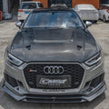 CMST Tuning Carbon Fiber Hood Bonnet Ver.4 for Audi RS3 2018-2020 & 2014-2020 A3 & A3 S Line & S3 Aftermarket Carbon Fiber Part / Bodykit - Robot Bodykits
