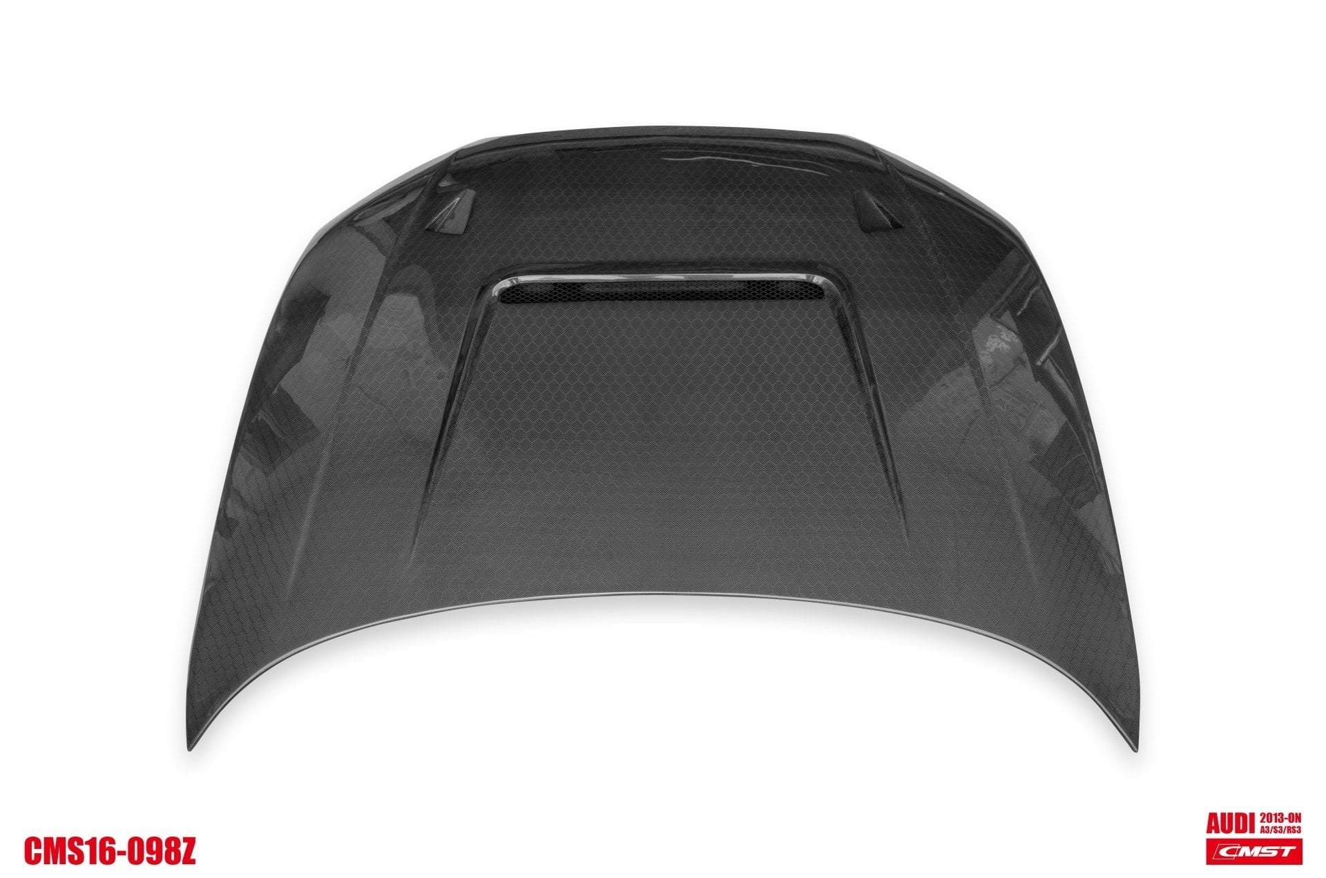 CMST Tuning Carbon Fiber Hood Bonnet Ver.4 for Audi RS3 2018-2020 & 2014-2020 A3 & A3 S Line & S3 Aftermarket Carbon Fiber Part / Bodykit - Robot Bodykits