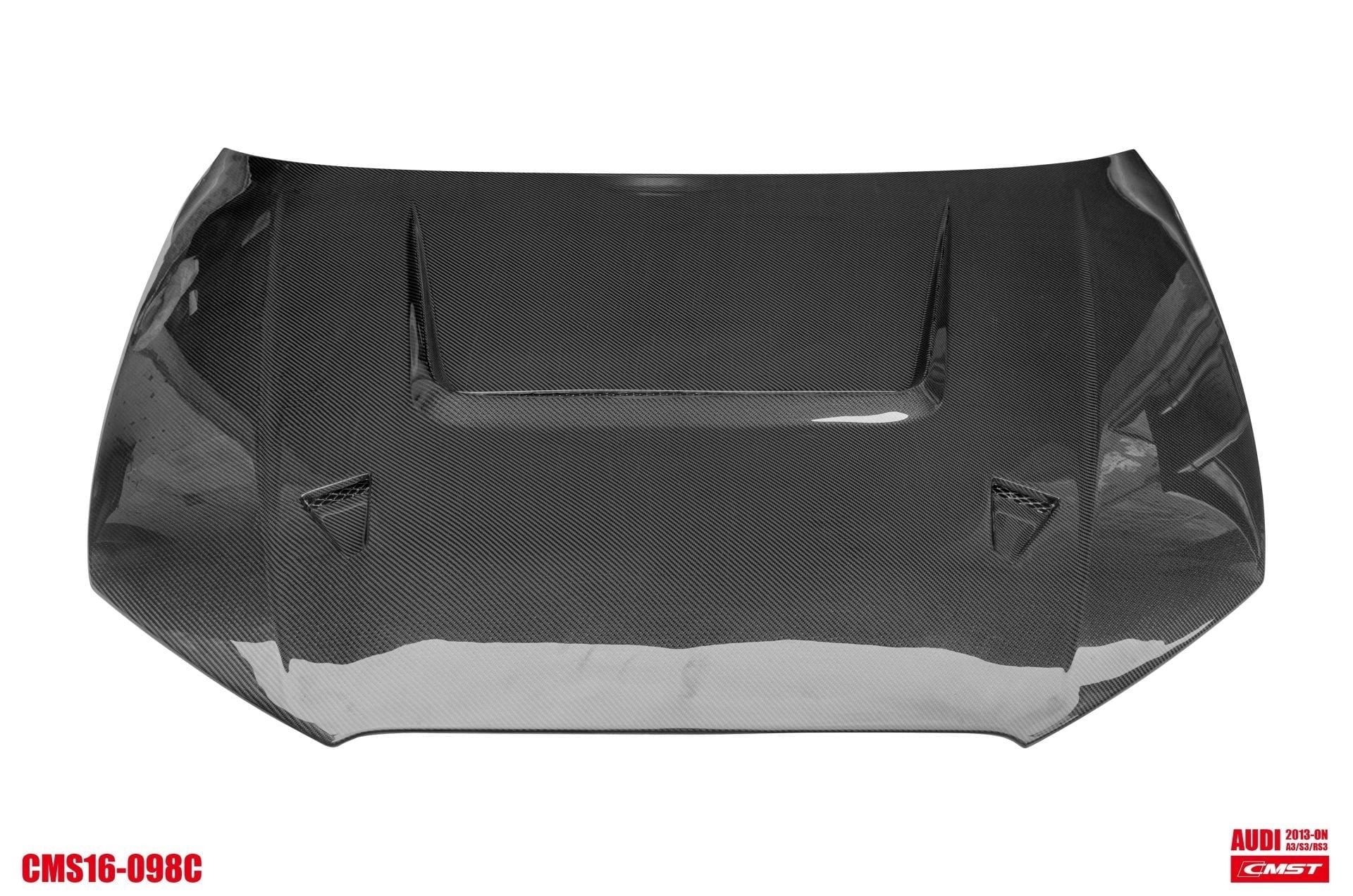 CMST Tuning Carbon Fiber Hood Bonnet Ver.4 for Audi RS3 2018-2020 & 2014-2020 A3 & A3 S Line & S3 Aftermarket Carbon Fiber Part / Bodykit - Robot Bodykits