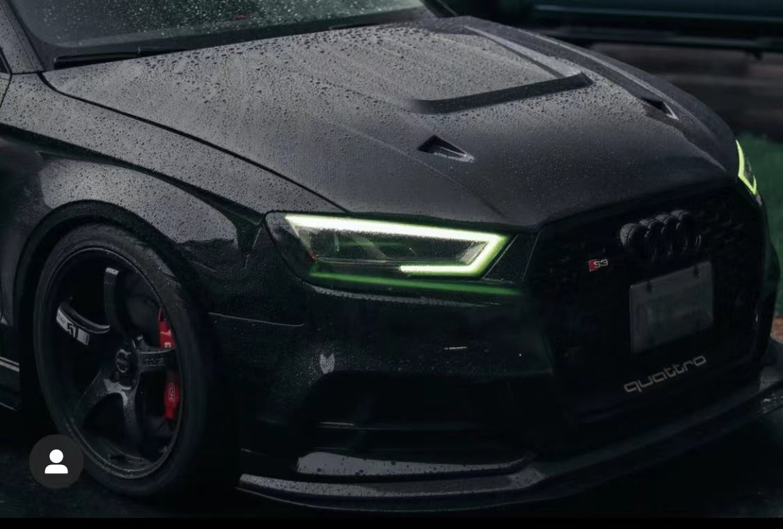 CMST Tuning Carbon Fiber Hood Bonnet Ver.4 for Audi RS3 2018-2020 & 2014-2020 A3 & A3 S Line & S3 Aftermarket Carbon Fiber Part / Bodykit - Robot Bodykits