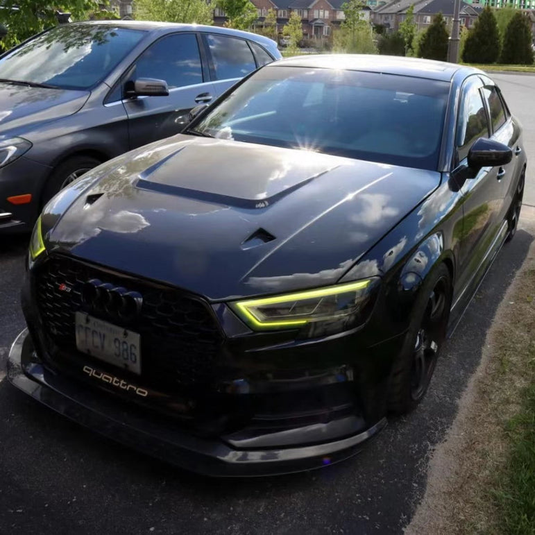 CMST Tuning Carbon Fiber Hood Bonnet Ver.4 for Audi RS3 2018-2020 & 2014-2020 A3 & A3 S Line & S3 Aftermarket Carbon Fiber Part / Bodykit - Robot Bodykits