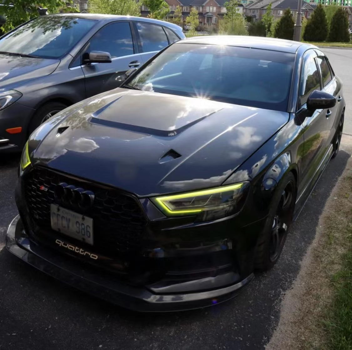 CMST Tuning Carbon Fiber Hood Bonnet Ver.4 for Audi RS3 2018-2020 & 2014-2020 A3 & A3 S Line & S3 Aftermarket Carbon Fiber Part / Bodykit - Robot Bodykits