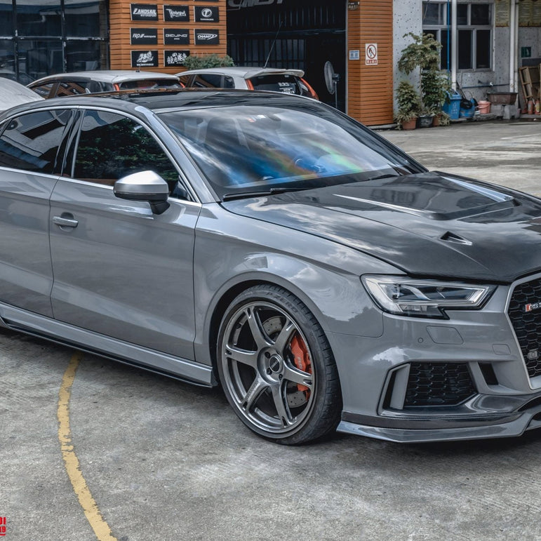 CMST Tuning Carbon Fiber Hood Bonnet Ver.4 for Audi RS3 2018-2020 & 2014-2020 A3 & A3 S Line & S3 Aftermarket Carbon Fiber Part / Bodykit - Robot Bodykits