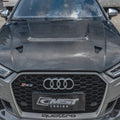 CMST Tuning Carbon Fiber Hood Bonnet Ver.4 for Audi RS3 2018-2020 & 2014-2020 A3 & A3 S Line & S3 Aftermarket Carbon Fiber Part / Bodykit - Robot Bodykits