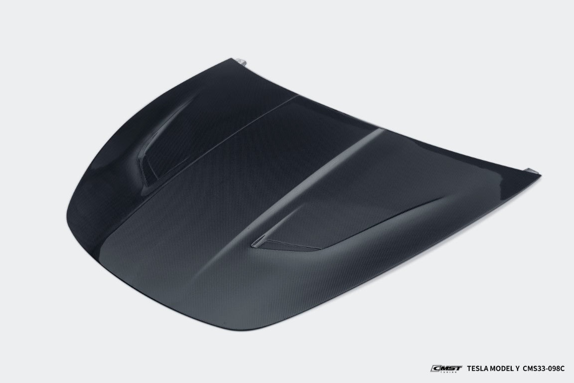 CMST Tuning Carbon Fiber Hood Bonnet Ver.4 for Tesla Model Y Aftermarket Carbon Fiber Part / Bodykit - Robot Bodykits