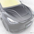CMST Tuning Carbon Fiber Hood Bonnet Ver.5 for Tesla Model Y Aftermarket Carbon Fiber Part / Bodykit - Robot Bodykits