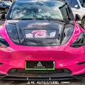 CMST Tuning Carbon Fiber Hood Clearview Glass Transparent for Tesla Model Y Aftermarket Carbon Fiber Part / Bodykit - Robot Bodykits