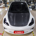 CMST Tuning Carbon Fiber Hood Ver.2 for Tesla Model 3 Aftermarket Carbon Fiber Part / Bodykit - Robot Bodykits