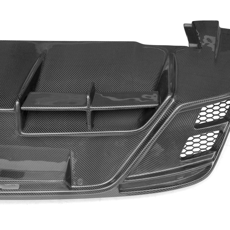 CMST Tuning Carbon Fiber Rear Diffuser & Canards for Porsche Taycan Base, 4S, and Gran Turismo Aftermarket Carbon Fiber Part / Bodykit - Robot Bodykits