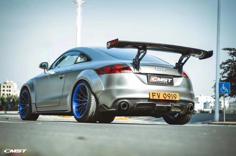 CMST Tuning Carbon Fiber Rear Spoiler Wing For Audi TT TTS MK2 8J 2007-2015 Aftermarket Carbon Fiber Part / Bodykit - Robot Bodykits