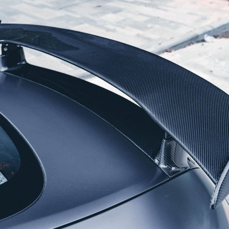 CMST Tuning Carbon Fiber Rear Spoiler Wing Ver.1 for Mercedes Benz C190 AMG GT GTS 2015-ON Aftermarket Carbon Fiber Part / Bodykit - Robot Bodykits