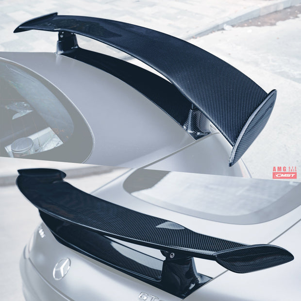 CMST Tuning Carbon Fiber Rear Spoiler Wing Ver.1 for Mercedes Benz C190 AMG GT GTS 2015-ON Aftermarket Carbon Fiber Part / Bodykit - Robot Bodykits