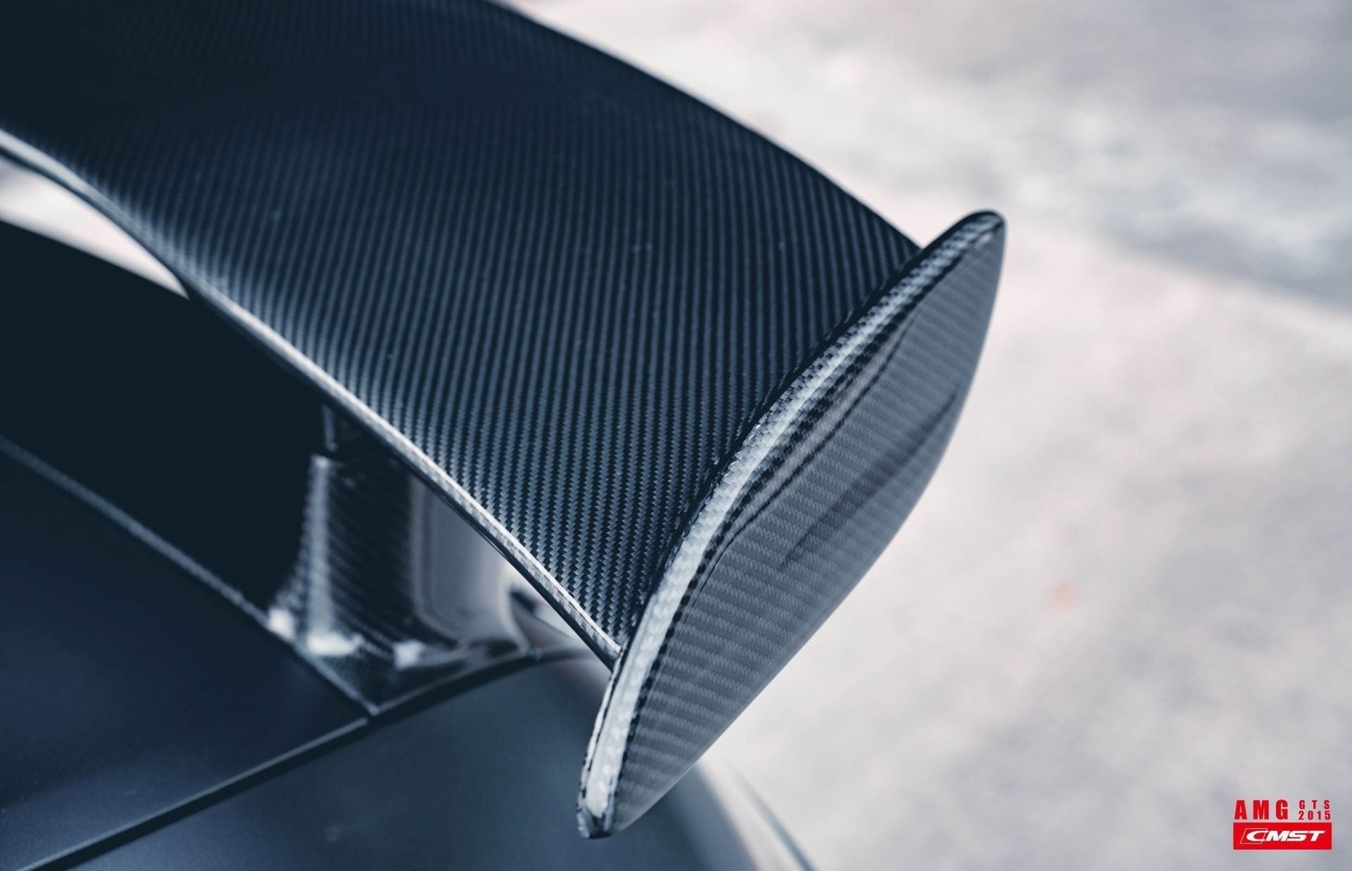 CMST Tuning Carbon Fiber Rear Spoiler Wing Ver.1 for Mercedes Benz C190 AMG GT GTS 2015-ON Aftermarket Carbon Fiber Part / Bodykit - Robot Bodykits