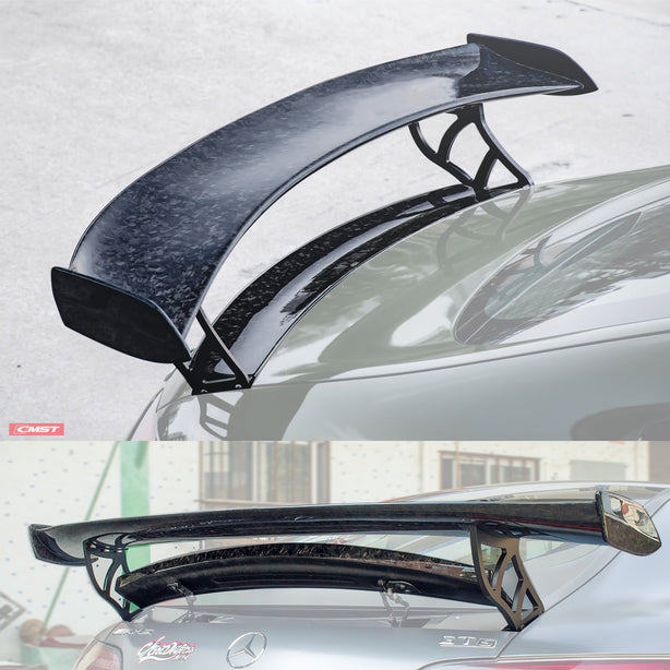 CMST Tuning Carbon Fiber Rear Spoiler Wing Ver.2 for Mercedes Benz C190 AMG GT GTS GTC 2015-2021 Aftermarket Carbon Fiber Part / Bodykit - Robot Bodykits