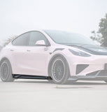 CMST Tuning Carbon Fiber Side Skirts Ver.4 for Tesla Model Y