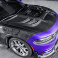 CMST Tuning Carbon Fiber V3 Hood / Bonnet for Dodge Charger 2015 - 2023 Aftermarket Carbon Fiber Part / Bodykit - Robot Bodykits