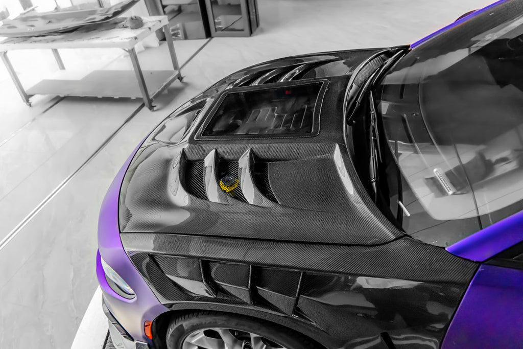 CMST Tuning Carbon Fiber V3 Hood / Bonnet for Dodge Charger 2015 - 2023 Aftermarket Carbon Fiber Part / Bodykit - Robot Bodykits