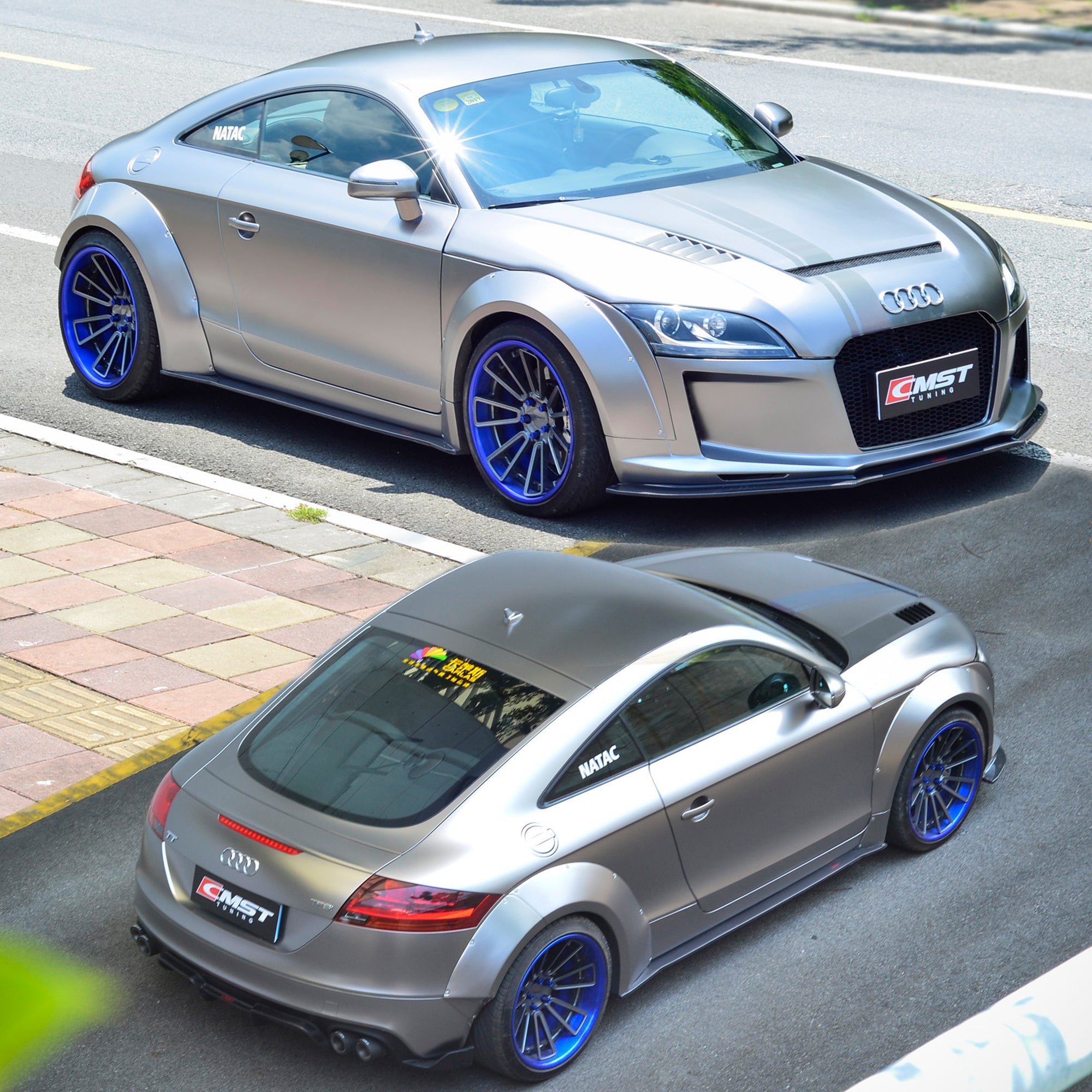 CMST Tuning Carbon Fiber Widebody Kit For Audi TT TTS MK2 8J 2011-2015 Aftermarket Carbon Fiber Part / Bodykit - Robot Bodykits
