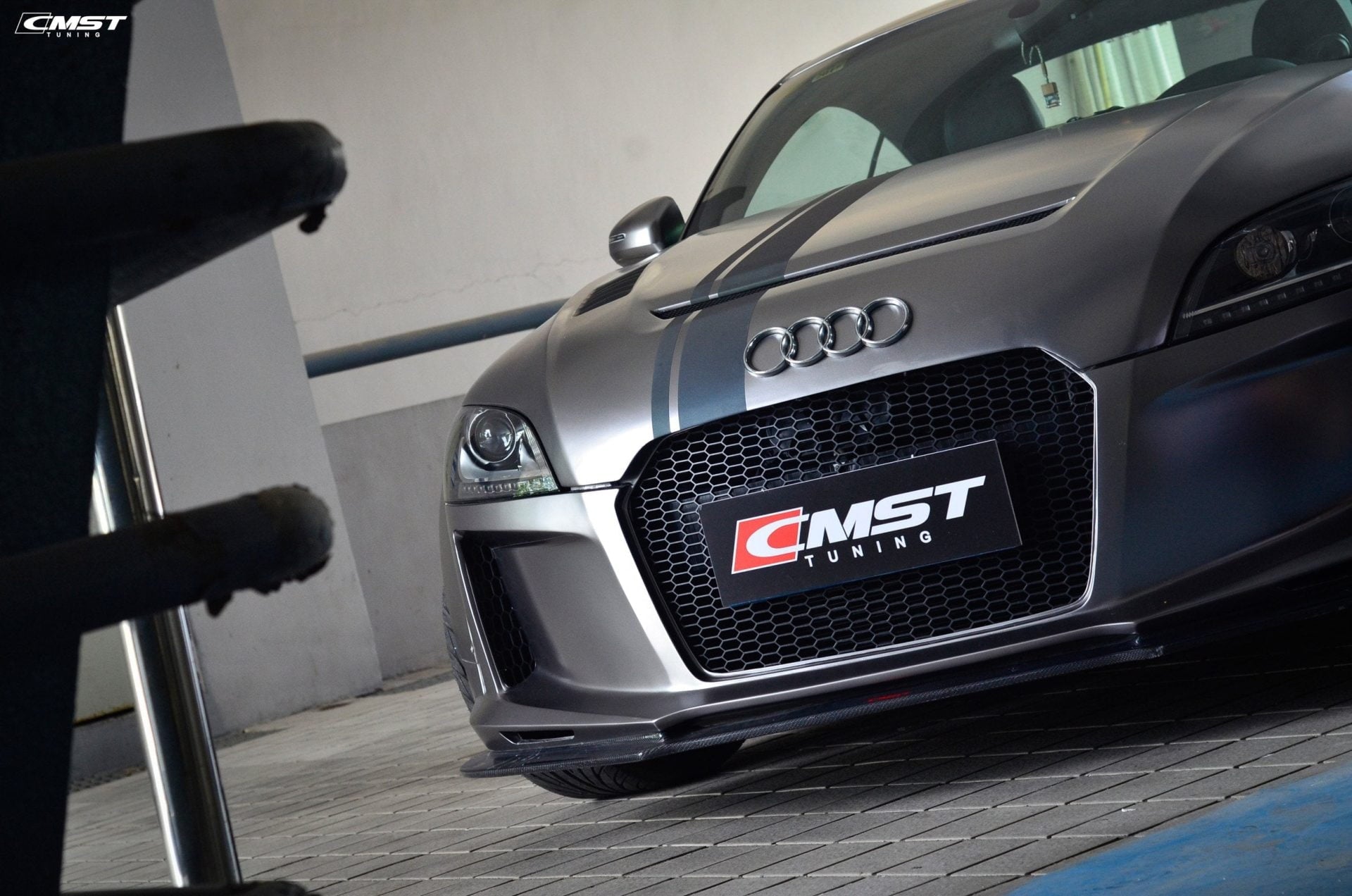 CMST Tuning Carbon Fibre Hood Bonnet Ver.2 For Audi TT TTS MK2 8J 2007-2015 Aftermarket Carbon Fiber Part / Bodykit - Robot Bodykits