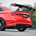 CMST Tuning Carbon Rear Spoiler GT Wing Ver.1 for Audi A3 S3 RS3 2014 - 2020 Aftermarket Carbon Fiber Part / Bodykit - Robot Bodykits