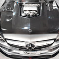 CMST Tuning Carbon Tempered Glass Transparent Bonnet For Mercedes Benz 2015-2020 AMG C63 Sedan Coupe 2 Door 4 Door Aftermarket Carbon Fiber Part / Bodykit - Robot Bodykits