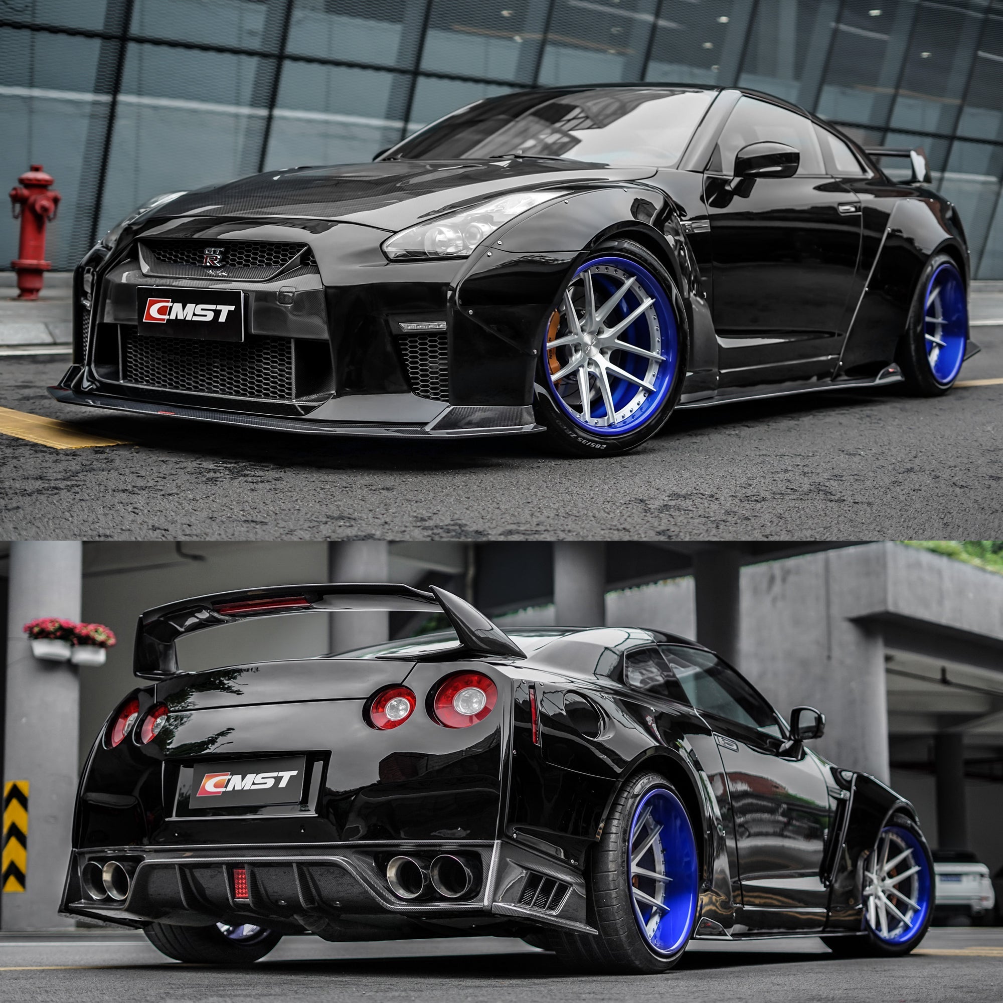 CMST Tuning Facelift Conversion Partial Carbon Fiber Full Body Kit for Nissan GTR GT-R R35 2008-2016 Aftermarket Carbon Fiber Part / Bodykit - Robot Bodykits