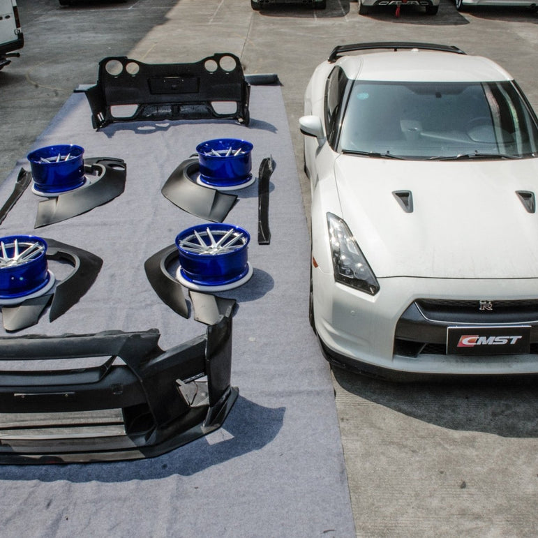 CMST Tuning Facelift Conversion Partial Carbon Fiber Full Body Kit for Nissan GTR GT-R R35 2008-2016 Aftermarket Carbon Fiber Part / Bodykit - Robot Bodykits
