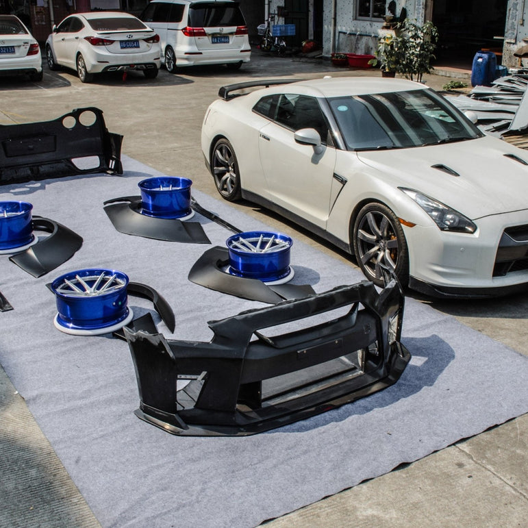 CMST Tuning Facelift Conversion Partial Carbon Fiber Full Body Kit for Nissan GTR GT-R R35 2008-2016 Aftermarket Carbon Fiber Part / Bodykit - Robot Bodykits