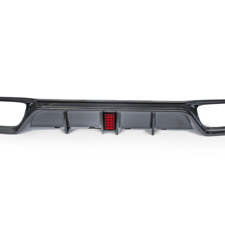 CMST Tuning Facelift Conversion Partial Carbon Fiber Rear Bumper & Rear Diffuser 4 Pcs for Nissan GTR GT-R R35 2008-2016 Aftermarket Carbon Fiber Part / Bodykit - Robot Bodykits