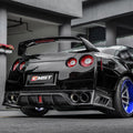 CMST Tuning Facelift Conversion Partial Carbon Fiber Rear Bumper & Rear Diffuser 4 Pcs for Nissan GTR GT-R R35 2008-2016 Aftermarket Carbon Fiber Part / Bodykit - Robot Bodykits