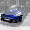 CMST Tuning Front Bumper & Lip for Tesla Model Y Performance AWD 2020 - 2025 Carbon Fiber/FRP Aftermarket Carbon Fiber Part / Bodykit - Robot Bodykits