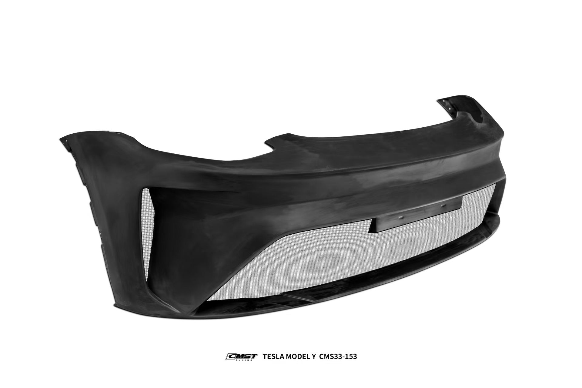 CMST Tuning Front Bumper & Lip for Tesla Model Y Performance AWD 2020 - 2025 Carbon Fiber/FRP Aftermarket Carbon Fiber Part / Bodykit - Robot Bodykits