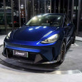CMST Tuning Front Bumper & Lip for Tesla Model Y Performance AWD 2020 - 2025 Carbon Fiber/FRP Aftermarket Carbon Fiber Part / Bodykit - Robot Bodykits