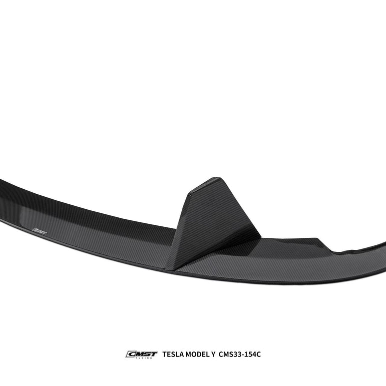 CMST Tuning Front Bumper & Lip for Tesla Model Y Performance AWD 2020 - 2025 Carbon Fiber/FRP Aftermarket Carbon Fiber Part / Bodykit - Robot Bodykits