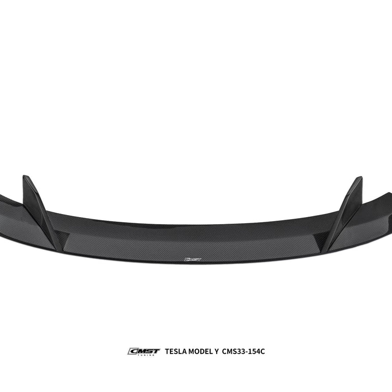 CMST Tuning Front Bumper & Lip for Tesla Model Y Performance AWD 2020 - 2025 Carbon Fiber/FRP Aftermarket Carbon Fiber Part / Bodykit - Robot Bodykits
